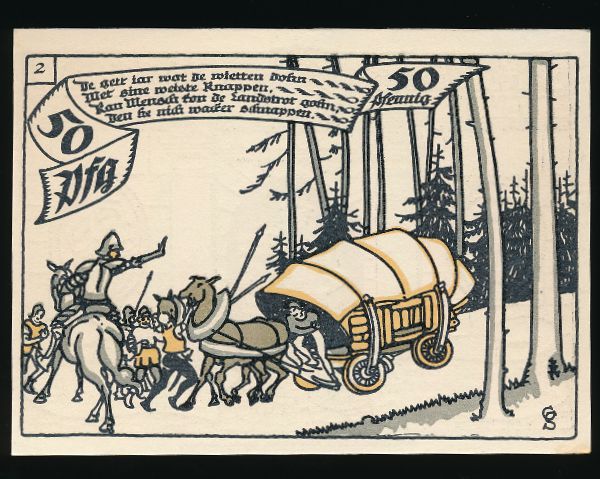 Нотгельды Германии, 50 пфеннигов (1921 г.)