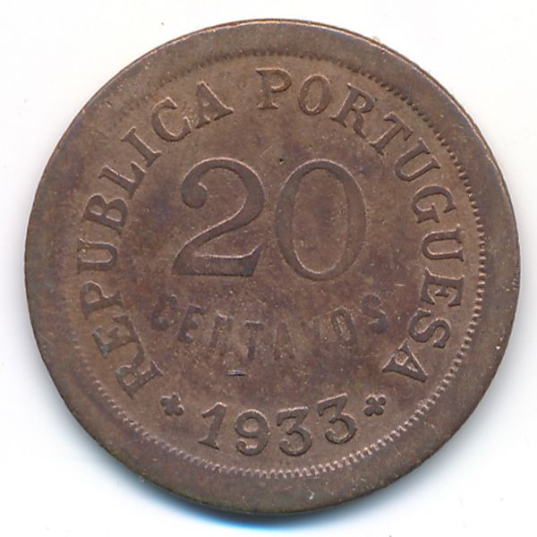 Гвинея-Бисау, 20 сентаво (1933 г.)