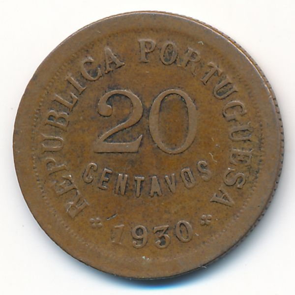 Кабо-Верде, 20 сентаво (1930 г.)