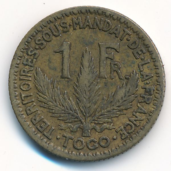 Того, 1 франк (1924 г.)