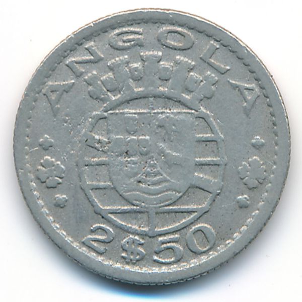 Ангола, 2,5 эскудо (1953 г.)