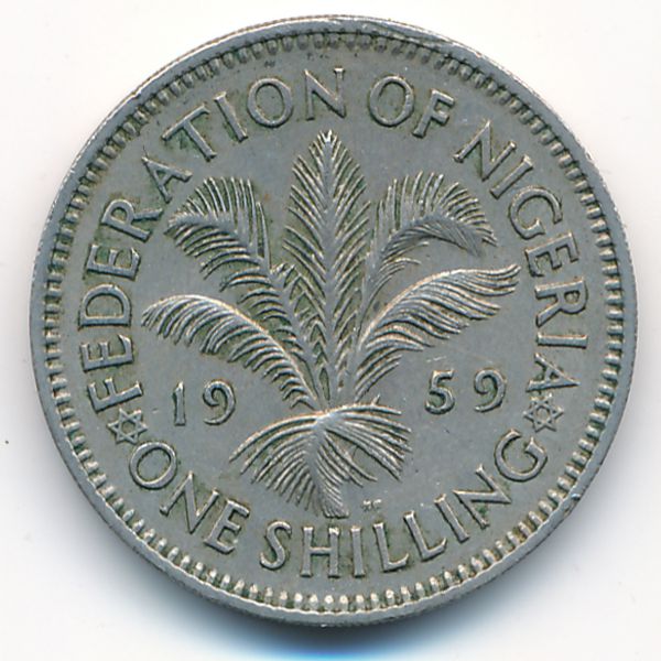 Нигерия, 1 шиллинг (1959 г.)