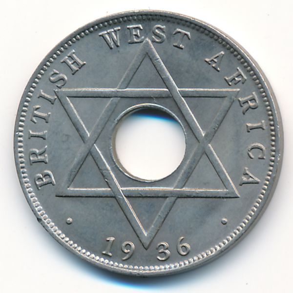 Британская Западная Африка, 1/2 пенни (1936 г.)