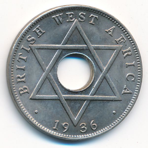 Британская Западная Африка, 1/2 пенни (1936 г.)