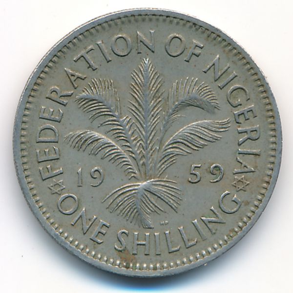 Нигерия, 1 шиллинг (1959 г.)