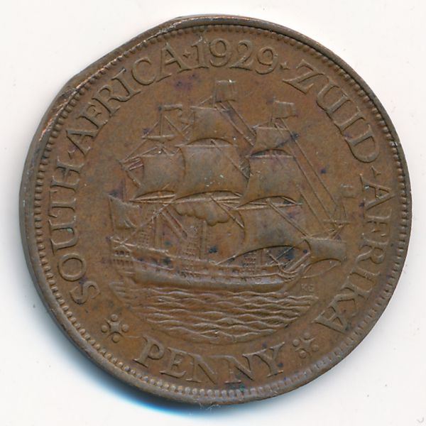 ЮАР, 1 пенни (1929 г.)