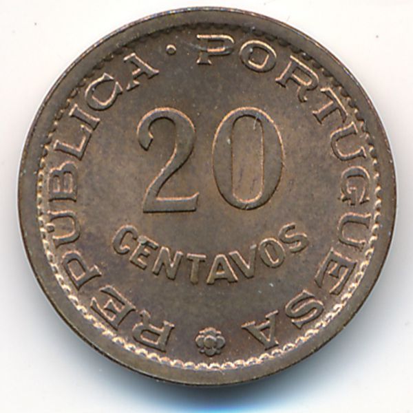 Сан-Томе и Принсипи, 20 сентаво (1971 г.)