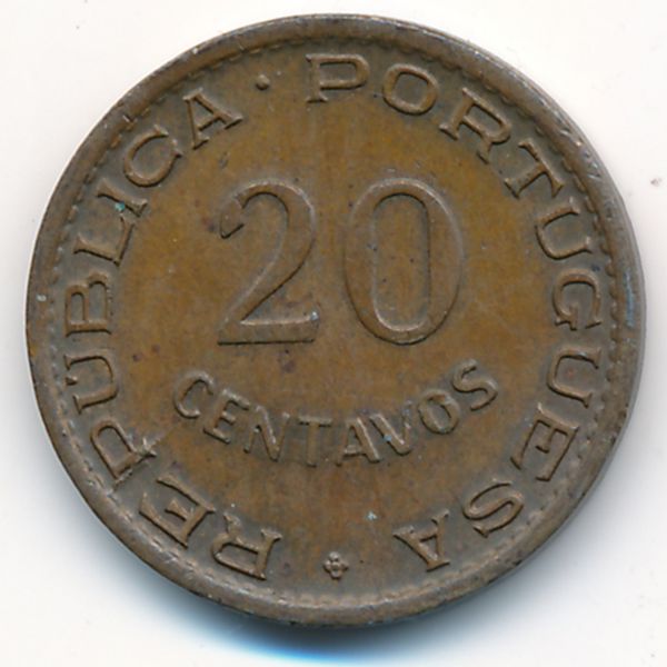 Мозамбик, 20 сентаво (1949 г.)