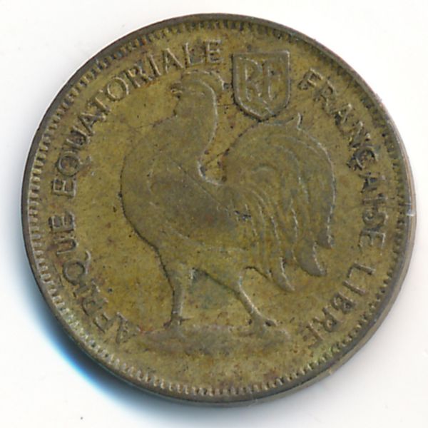 Французская Экваториальная Африка, 50 сентим (1942 г.)