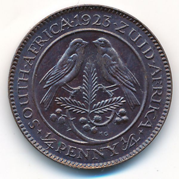 ЮАР, 1/4 пенни (1923 г.)