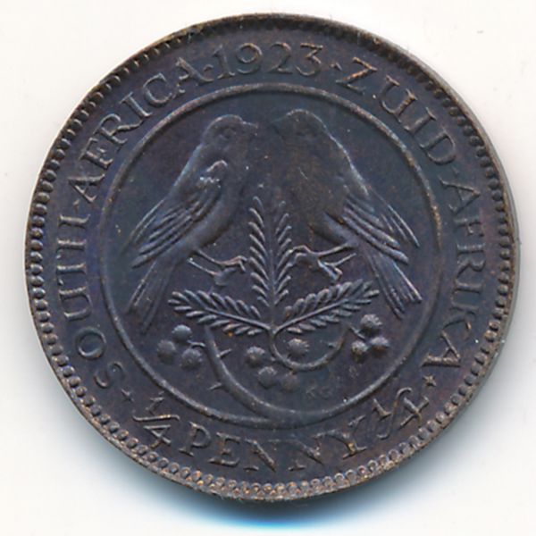 ЮАР, 1/4 пенни (1923 г.)