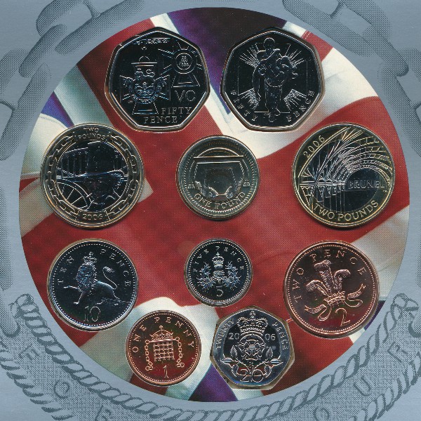 Великобритания, Набор монет (2006 г.)
