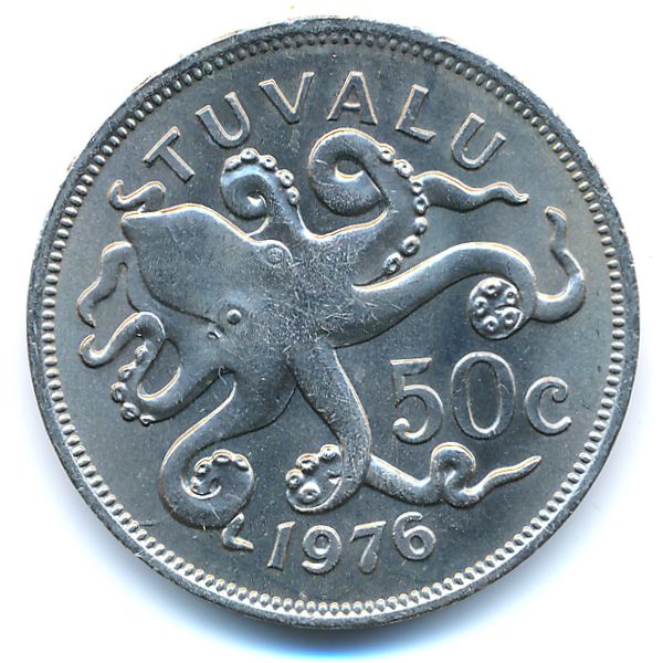 Тувалу, 50 центов (1976 г.)