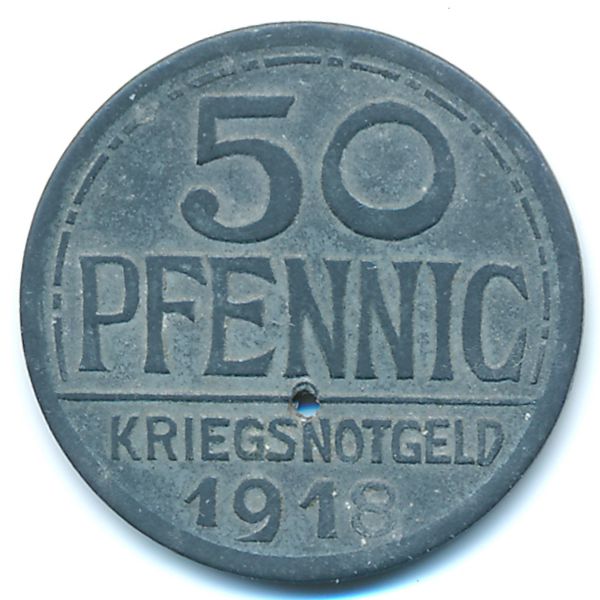 Оффенбург., 50 пфеннигов (1918 г.)