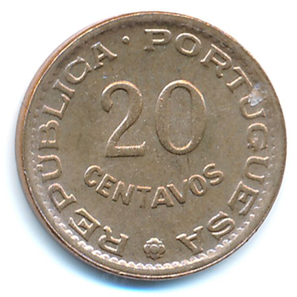 Гвинея-Бисау, 20 сентаво (1973 г.)