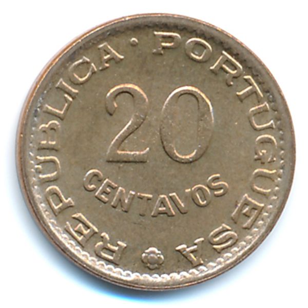 Гвинея-Бисау, 20 сентаво (1973 г.)