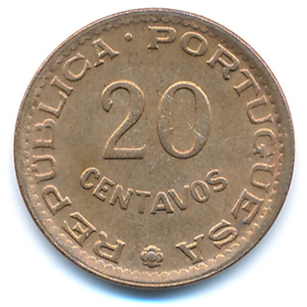 Гвинея-Бисау, 20 сентаво (1973 г.)