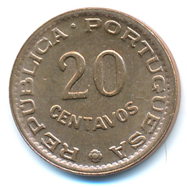 Гвинея-Бисау, 20 сентаво (1973 г.)