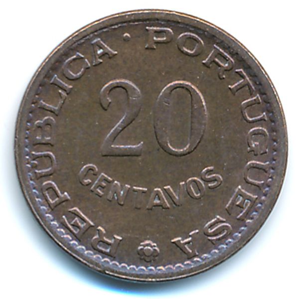 Гвинея-Бисау, 20 сентаво (1973 г.)