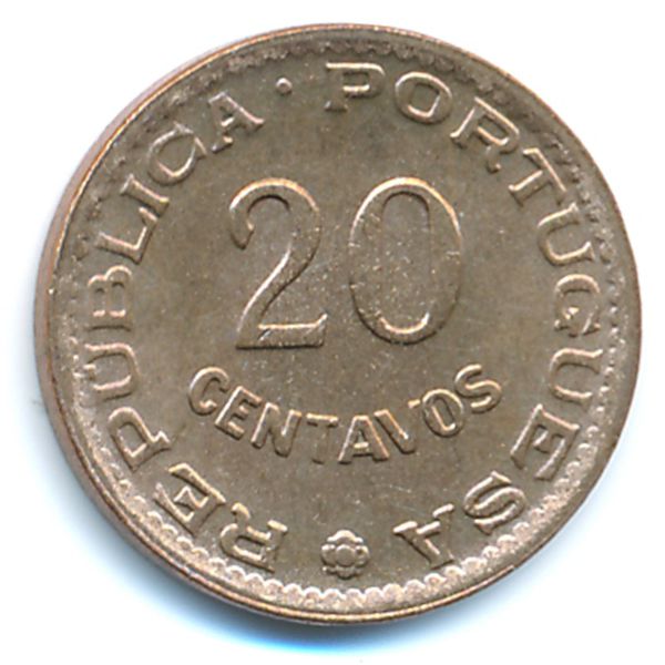 Гвинея-Бисау, 20 сентаво (1973 г.)