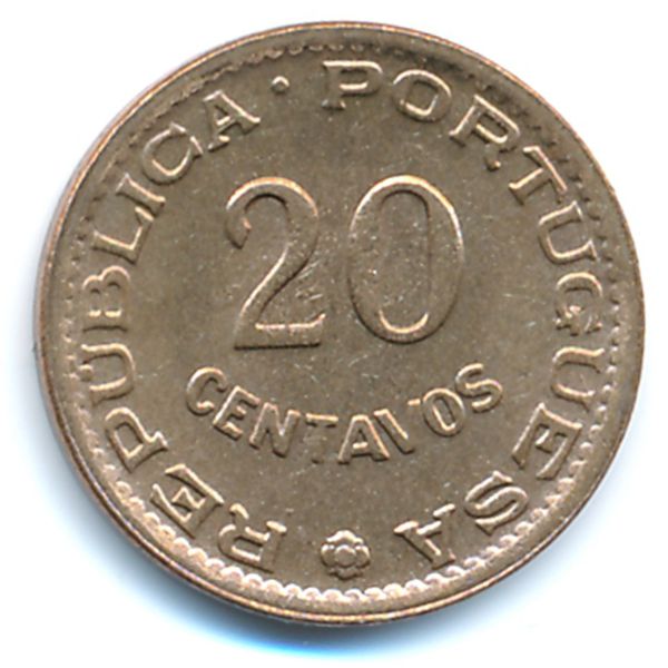 Гвинея-Бисау, 20 сентаво (1973 г.)