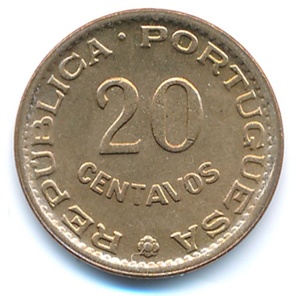 Гвинея-Бисау, 20 сентаво (1973 г.)