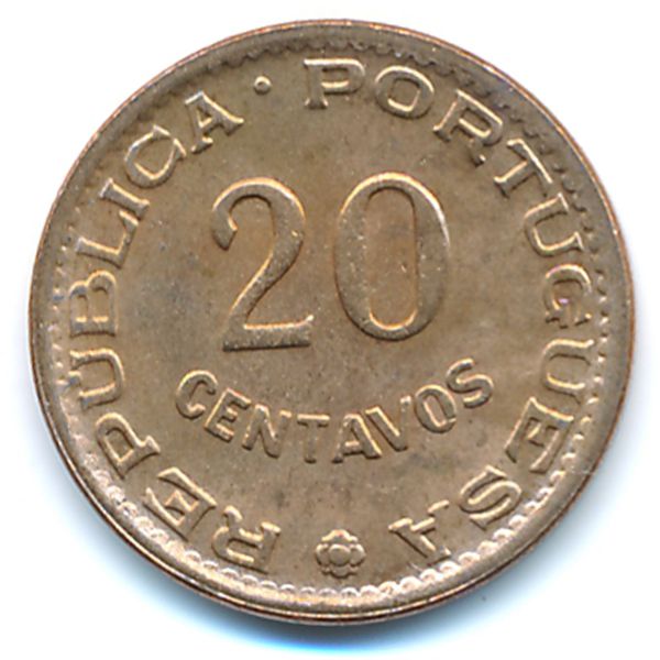 Гвинея-Бисау, 20 сентаво (1973 г.)