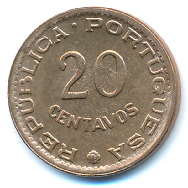 Гвинея-Бисау, 20 сентаво (1973 г.)