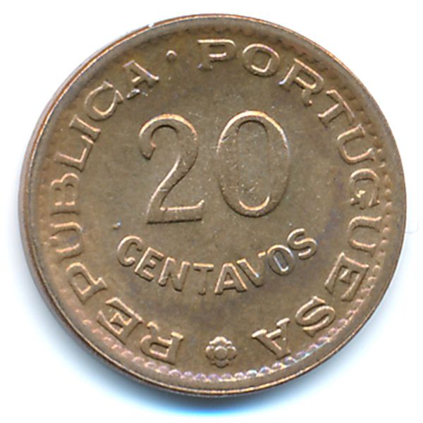 Гвинея-Бисау, 20 сентаво (1973 г.)