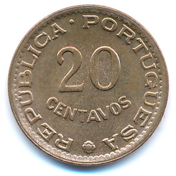 Гвинея-Бисау, 20 сентаво (1973 г.)