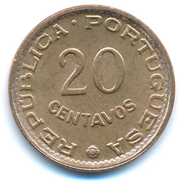 Гвинея-Бисау, 20 сентаво (1973 г.)