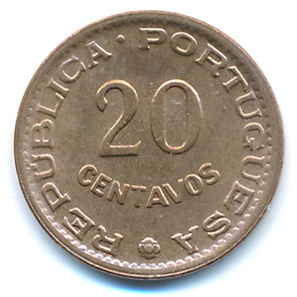 Гвинея-Бисау, 20 сентаво (1973 г.)