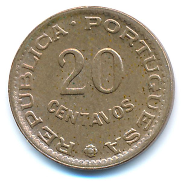 Гвинея-Бисау, 20 сентаво (1973 г.)