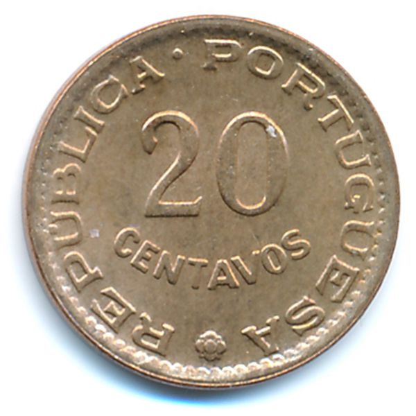 Гвинея-Бисау, 20 сентаво (1973 г.)