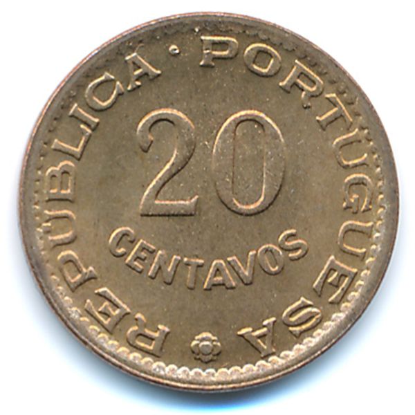 Гвинея-Бисау, 20 сентаво (1973 г.)