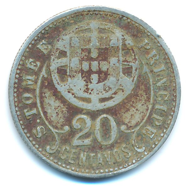 Сан-Томе и Принсипи, 20 сентаво (1929 г.)