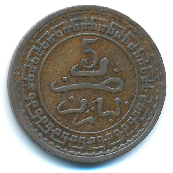 Марокко, 5 мазун (1903 г.)