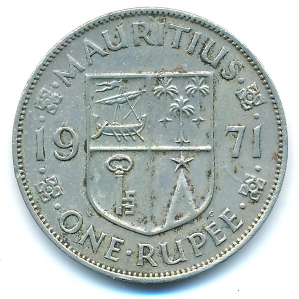 Маврикий, 1 рупия (1971 г.)
