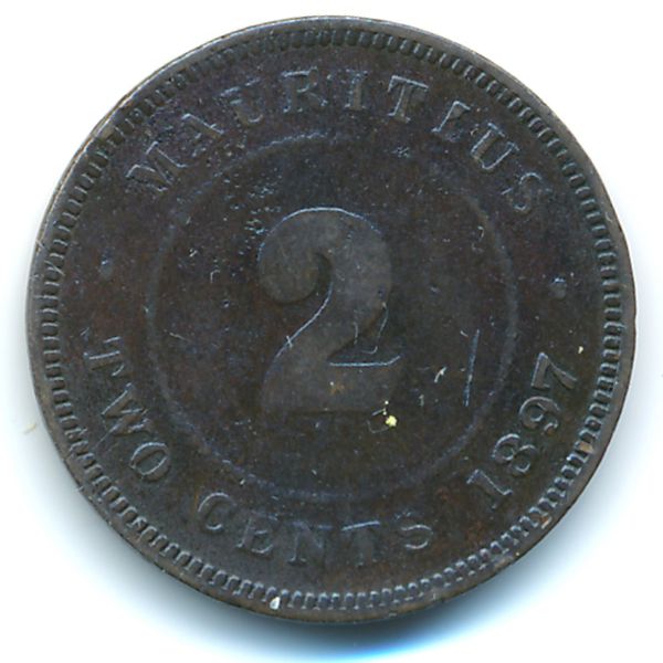 Маврикий, 2 цента (1897 г.)