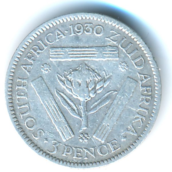 ЮАР, 3 пенса (1930 г.)