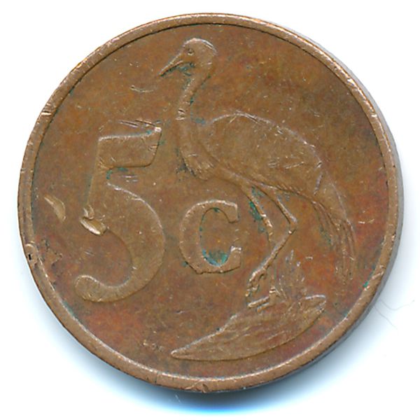 ЮАР, 5 центов (1998 г.)