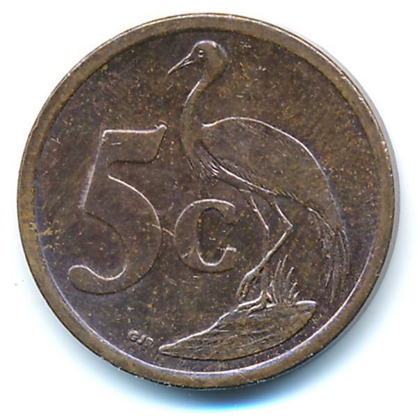 ЮАР, 5 центов (2008 г.)
