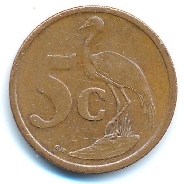ЮАР, 5 центов (2007 г.)