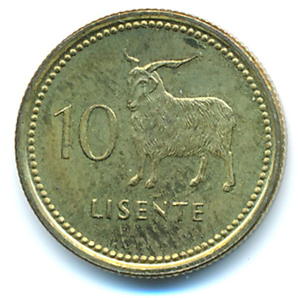 Лесото, 10 лисенте (1998 г.)