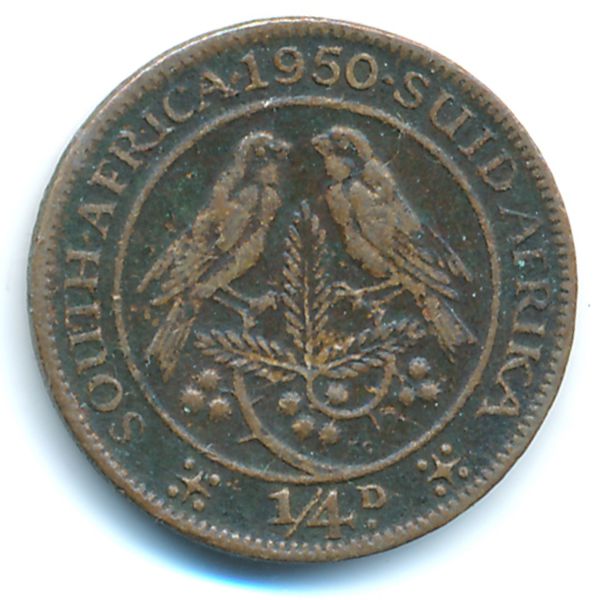 ЮАР, 1/4 пенни (1950 г.)
