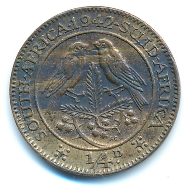 ЮАР, 1/4 пенни (1942 г.)