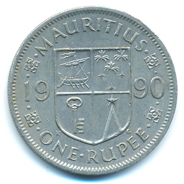 Маврикий, 1 рупия (1990 г.)