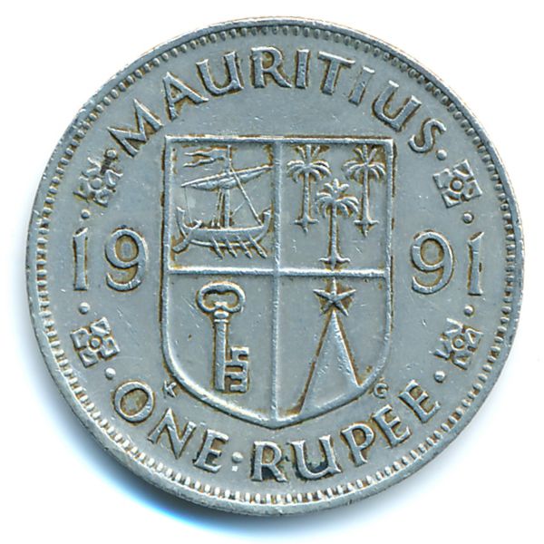 Маврикий, 1 рупия (1991 г.)