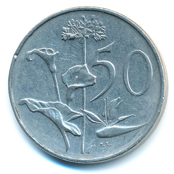 ЮАР, 50 центов (1974 г.)