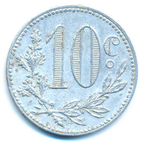 Алжир, 10 сентим (1916 г.)